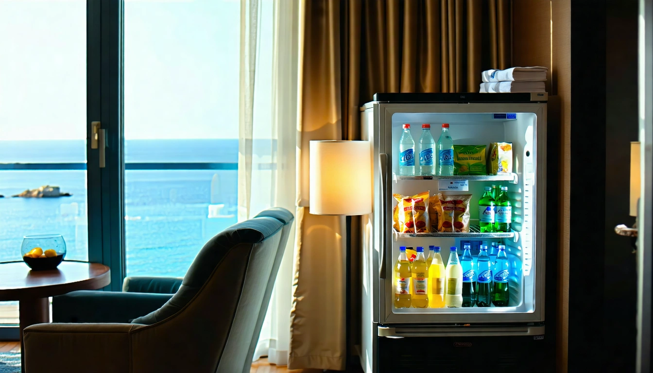 Page for the Minibar Ucretli amenity at Casa de Playa Hotel displaying a not found message and suggesting using search to find the desired content.